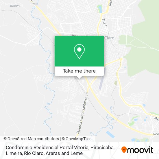 Condomínio Residencial Portal Vitória map