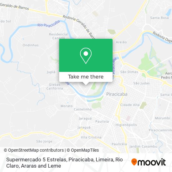 Supermercado 5 Estrelas map