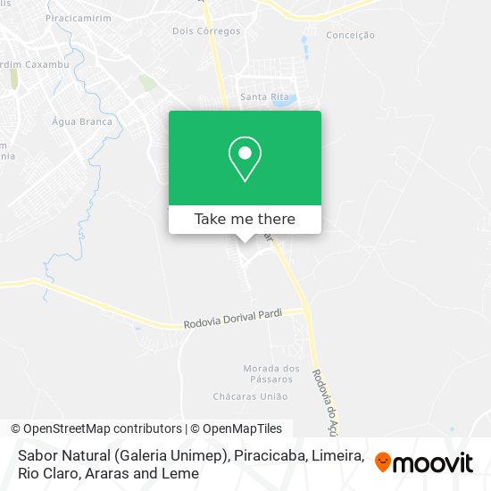 Sabor Natural (Galeria Unimep) map
