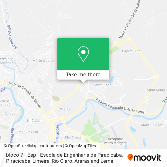 bloco 7 - Eep - Escola de Engenharia de Piracicaba map