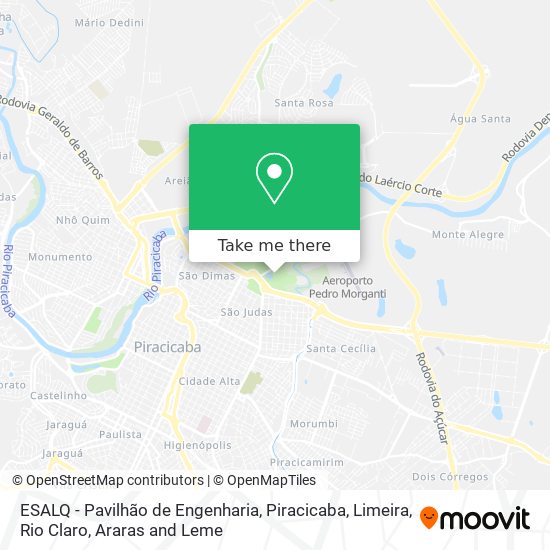 ESALQ - Pavilhão de Engenharia map