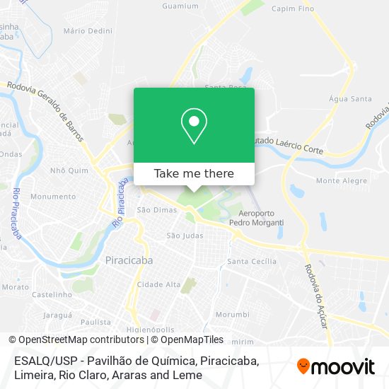 ESALQ / USP - Pavilhão de Química map