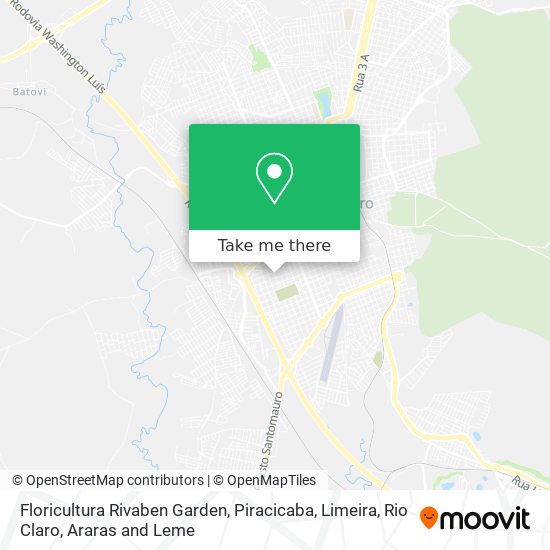 Floricultura Rivaben Garden map