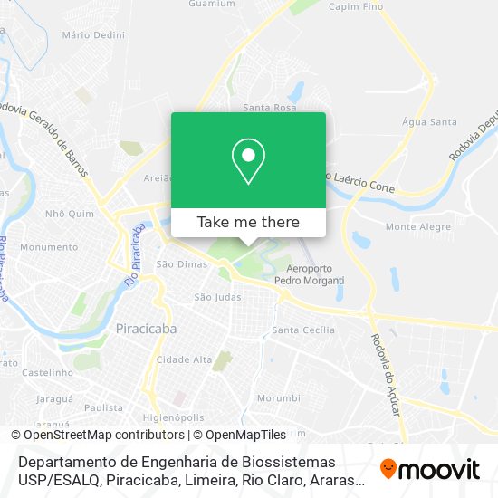 Departamento de Engenharia de Biossistemas USP / ESALQ map