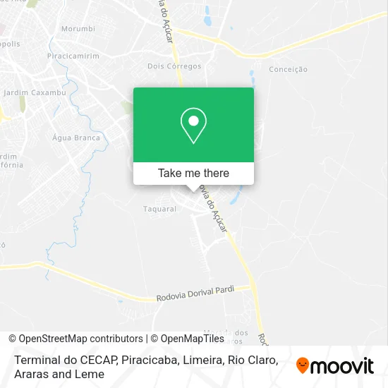 Terminal do CECAP map