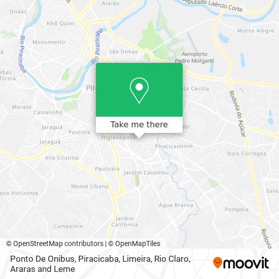 Ponto De Onibus map