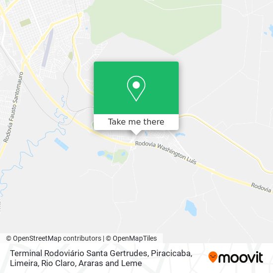 Terminal Rodoviário Santa Gertrudes map