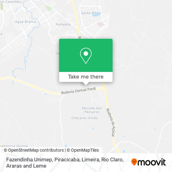 Fazendinha Unimep map