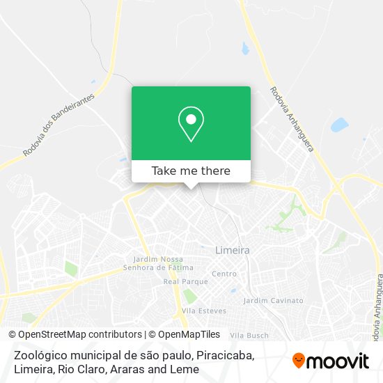 Zoológico municipal de são paulo map