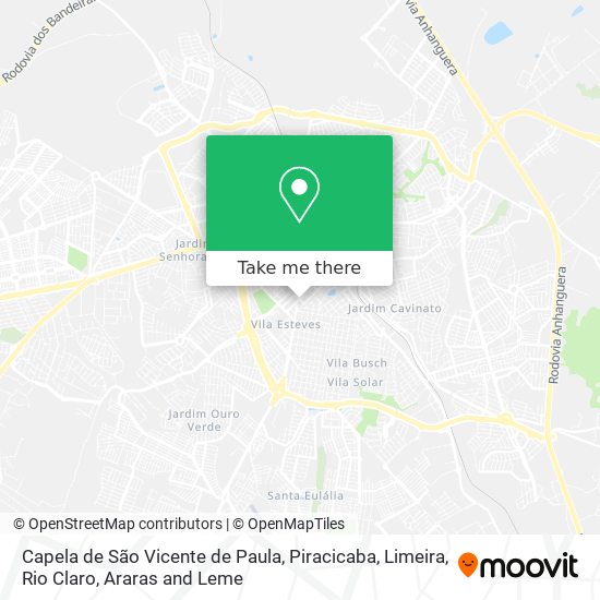 Capela de São Vicente de Paula map