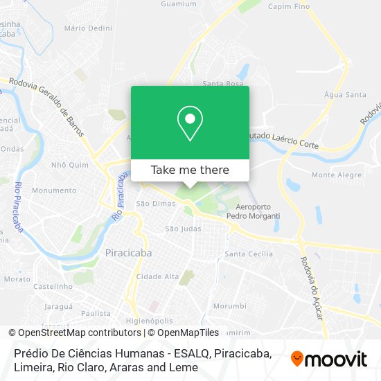 Prédio De Ciências Humanas - ESALQ map