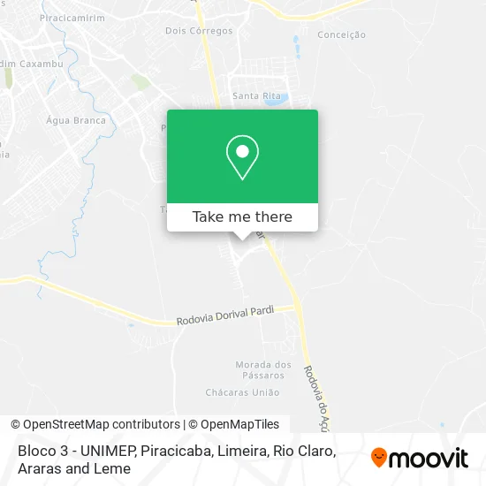 Bloco 3 - UNIMEP map