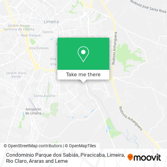 Mapa Condomínio Parque dos Sabiás