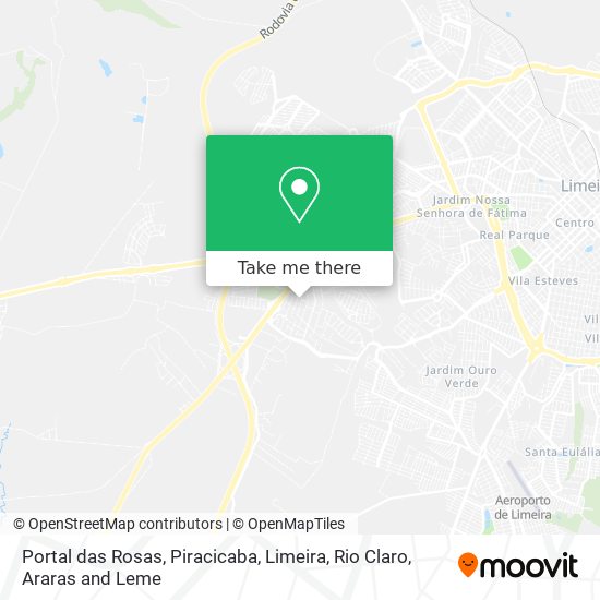 Portal das Rosas map