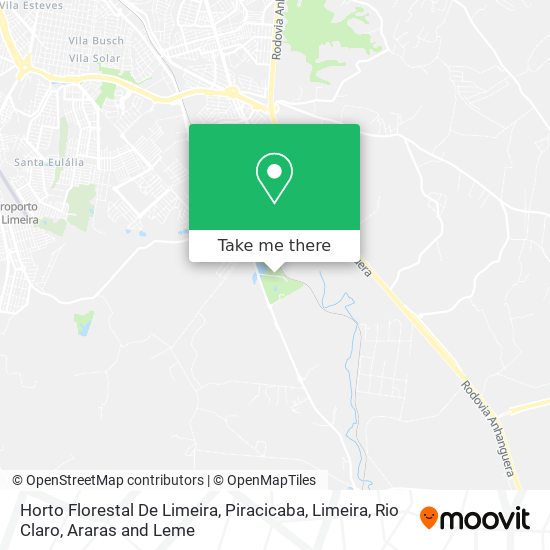 Horto Florestal De Limeira map