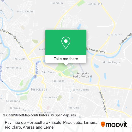 Pavilhão de Horticultura - Esalq map