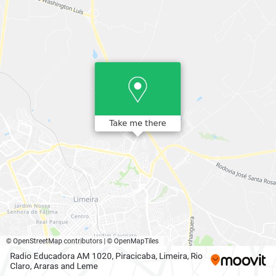 Radio Educadora AM 1020 map