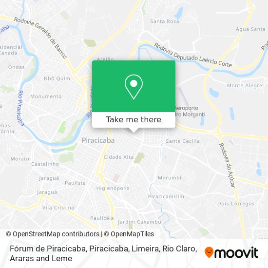 Fórum de Piracicaba map