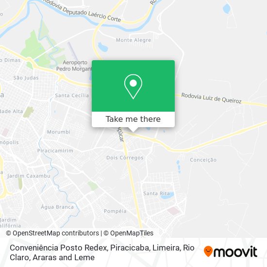 Conveniência Posto Redex map