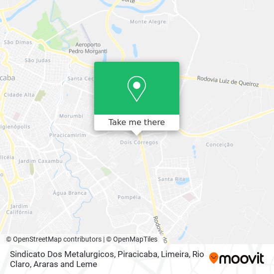 Sindicato Dos Metalurgicos map