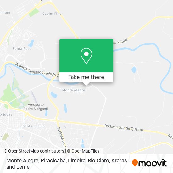 Monte Alegre map