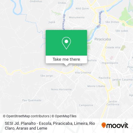 SESI Jd. Planalto - Escola map