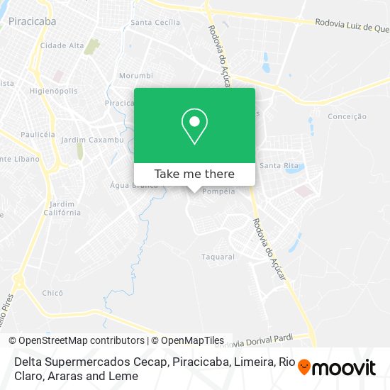 Delta Supermercados Cecap map