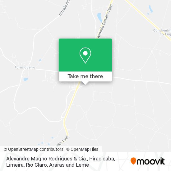 Alexandre Magno Rodrigues & Cia. map