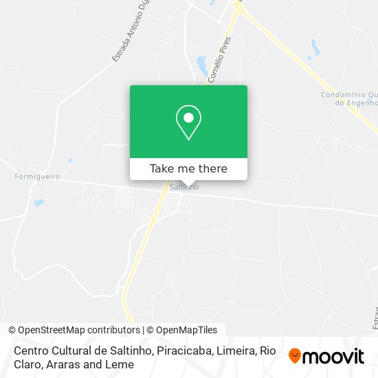 Centro Cultural de Saltinho map