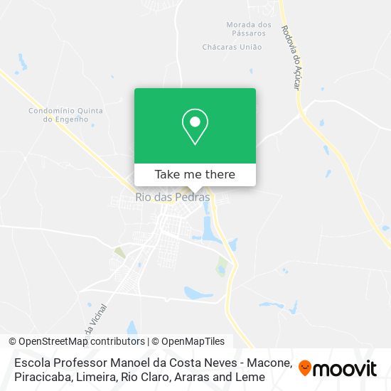 Escola Professor Manoel da Costa Neves - Macone map