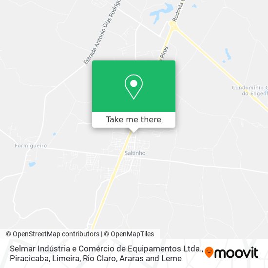 Selmar Indústria e Comércio de Equipamentos Ltda. map