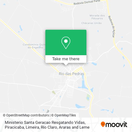 Ministerio Santa Geracao Resgatando Vidas map