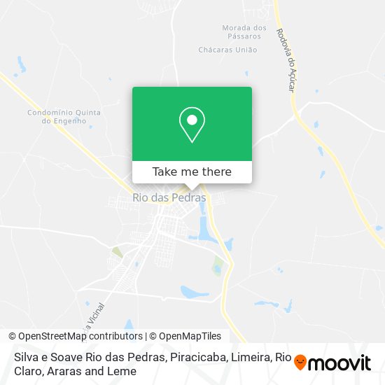 Silva e Soave Rio das Pedras map