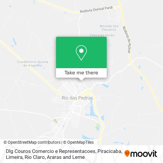 Dlg Couros Comercio e Representacoes map