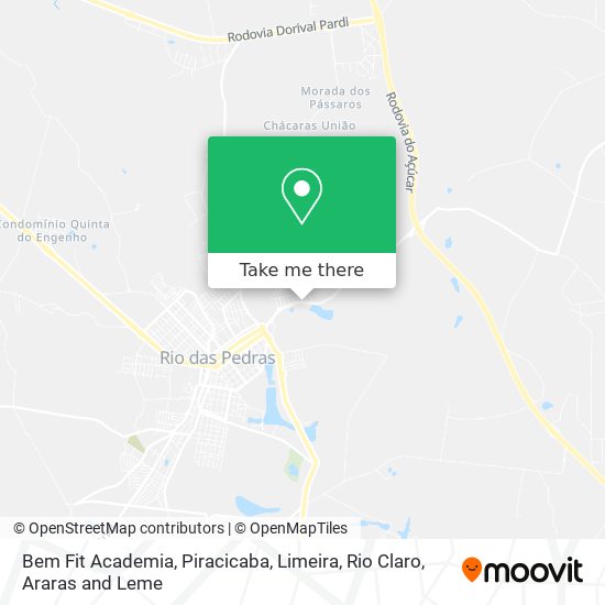 Mapa Bem Fit Academia