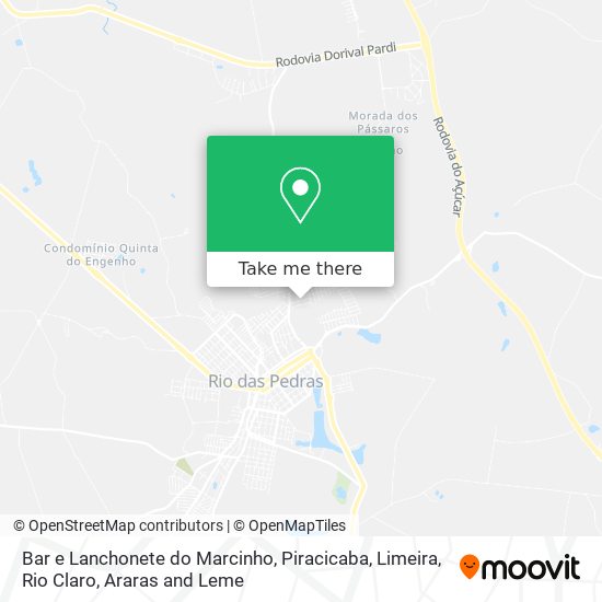 Bar e Lanchonete do Marcinho map