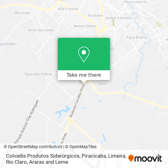 Colvadis Produtos Siderúrgicos map