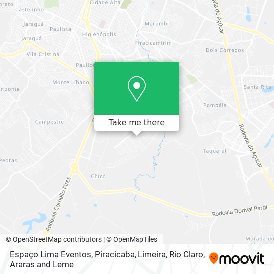 Espaço Lima Eventos map