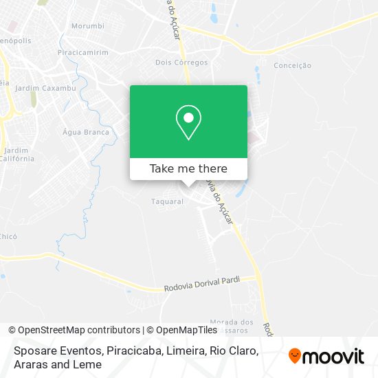 Sposare Eventos map