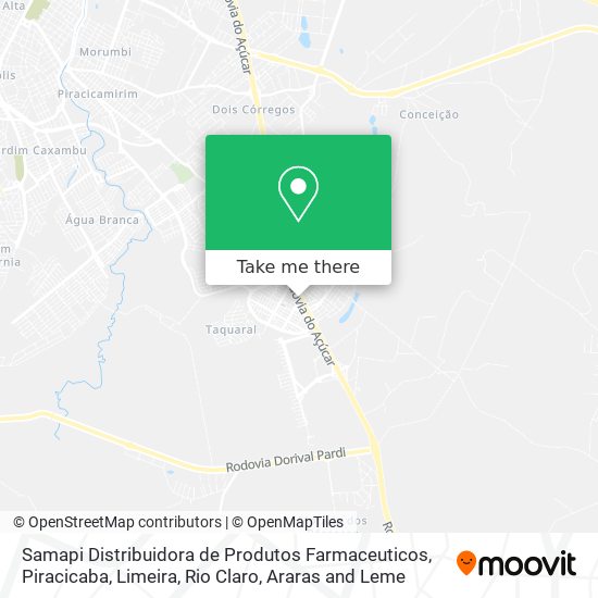 Samapi Distribuidora de Produtos Farmaceuticos map