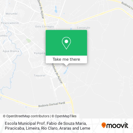 Escola Municipal Prof. Fabio de Souza Maria map