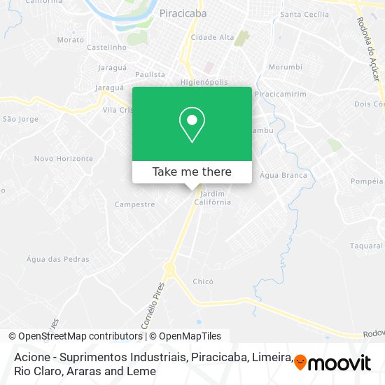 Acione - Suprimentos Industriais map
