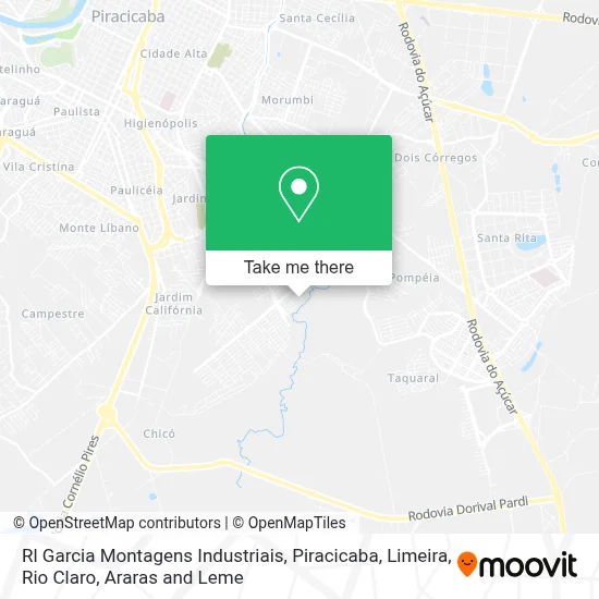 Rl Garcia Montagens Industriais map