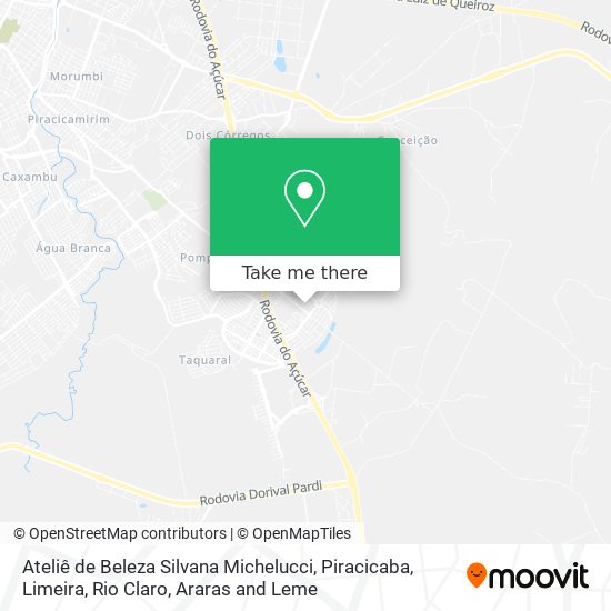 Ateliê de Beleza Silvana Michelucci map