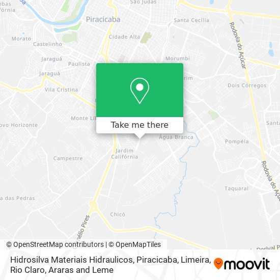 Hidrosilva Materiais Hidraulicos map