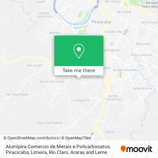 Alumipira Comercio de Metais e Policarbonatos map