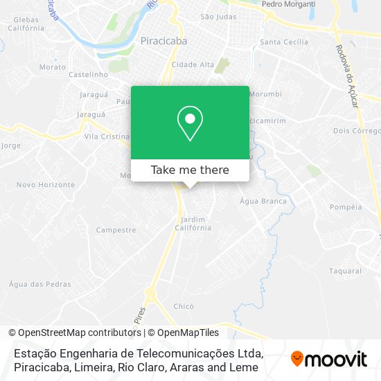 Estação Engenharia de Telecomunicações Ltda map