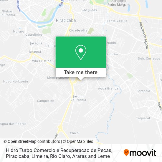 Hidro Turbo Comercio e Recuperacao de Pecas map