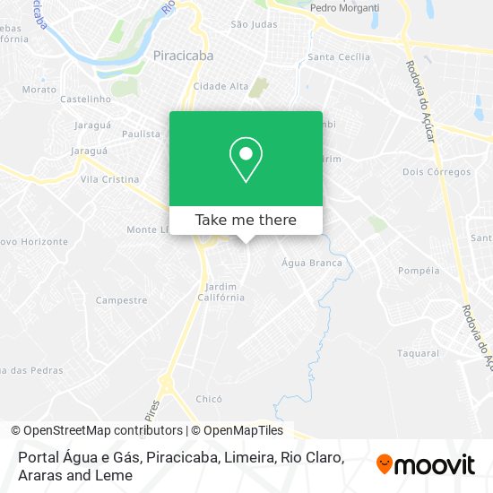 Portal Água e Gás map