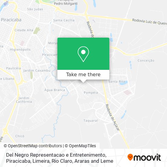 Del Negro Representacao e Entretenimento map